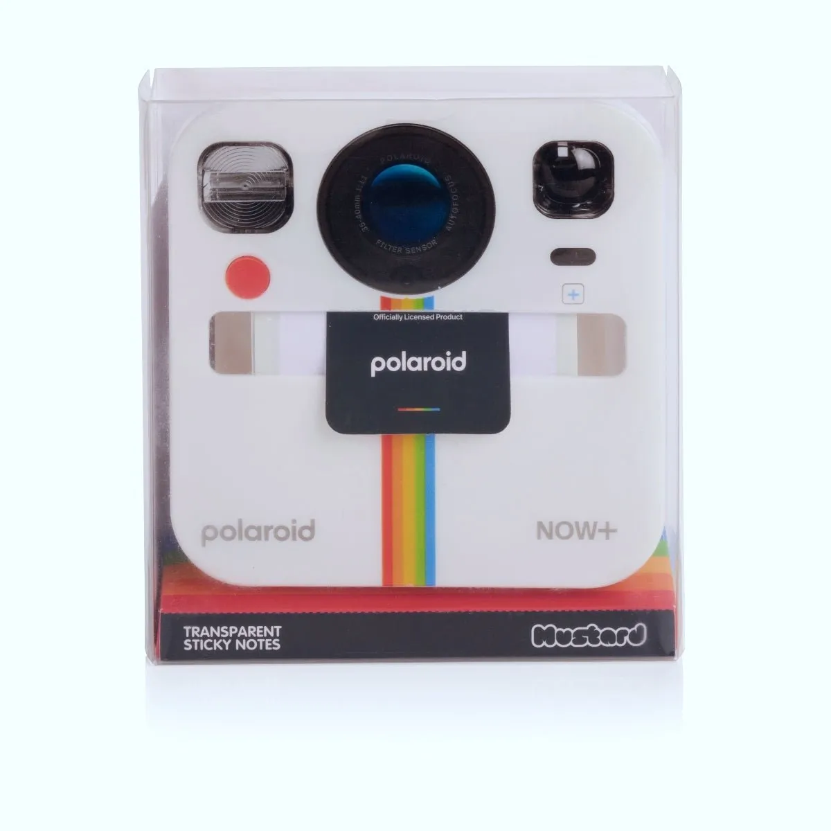 Mustard Polaroid hållare för klisterlappar retro