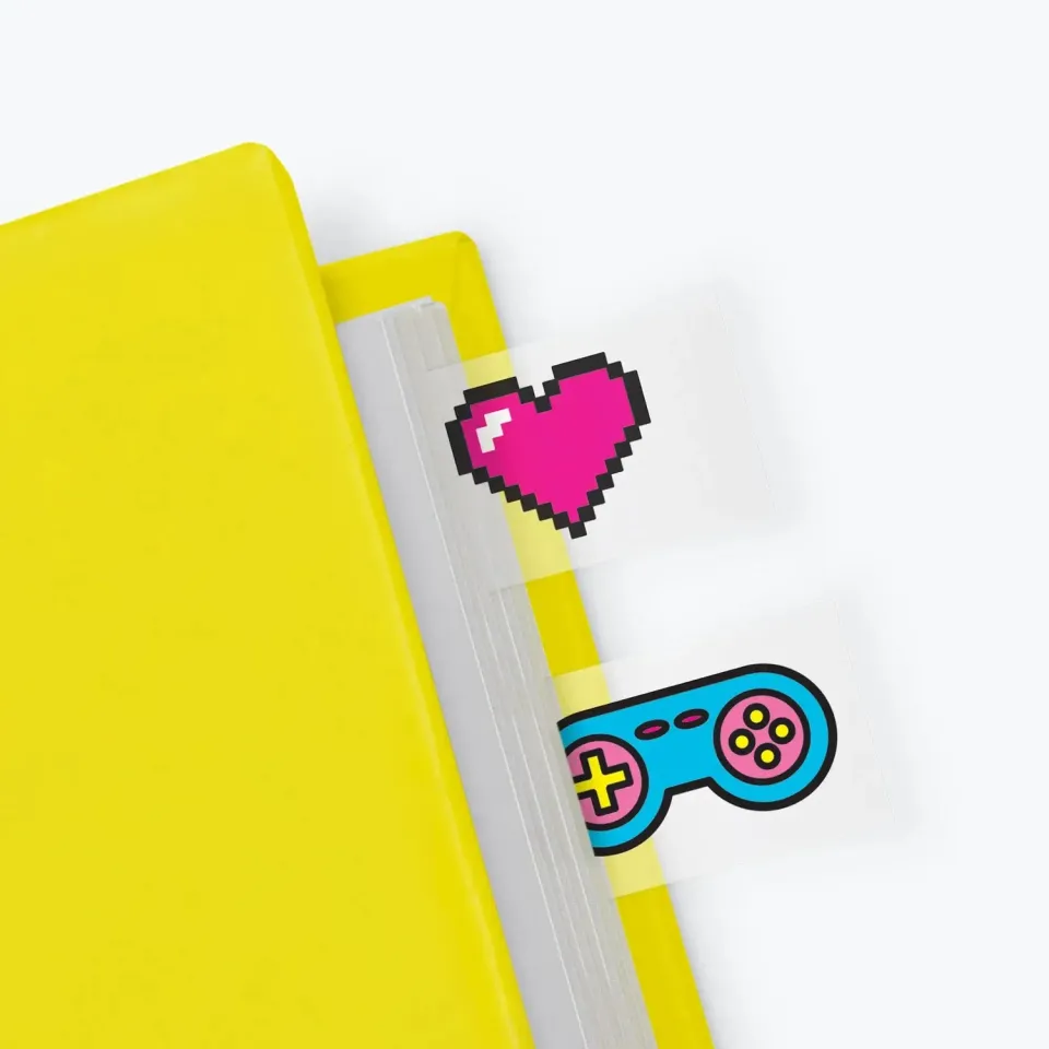 Mustard Power Up sidmarkörer gaming 100-pack
