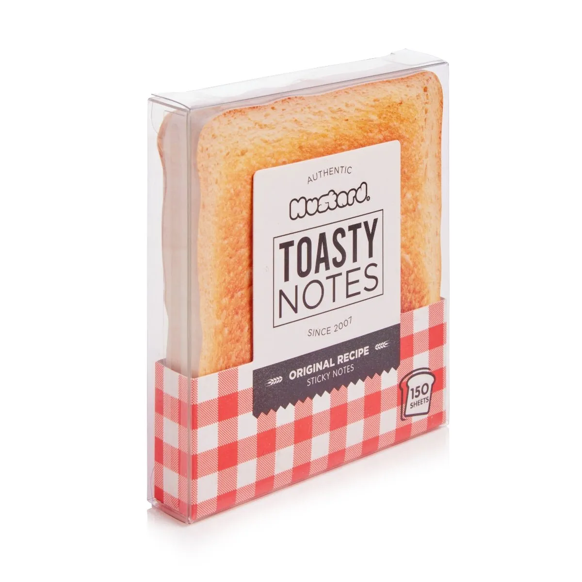 Mustard Toasty Notes klisterlappar rostmacka
