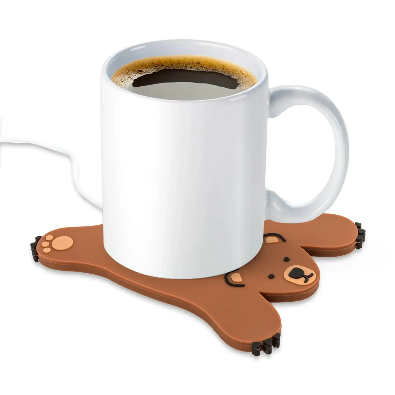 Mustard Sleepy Bear muggvärmare USB björn