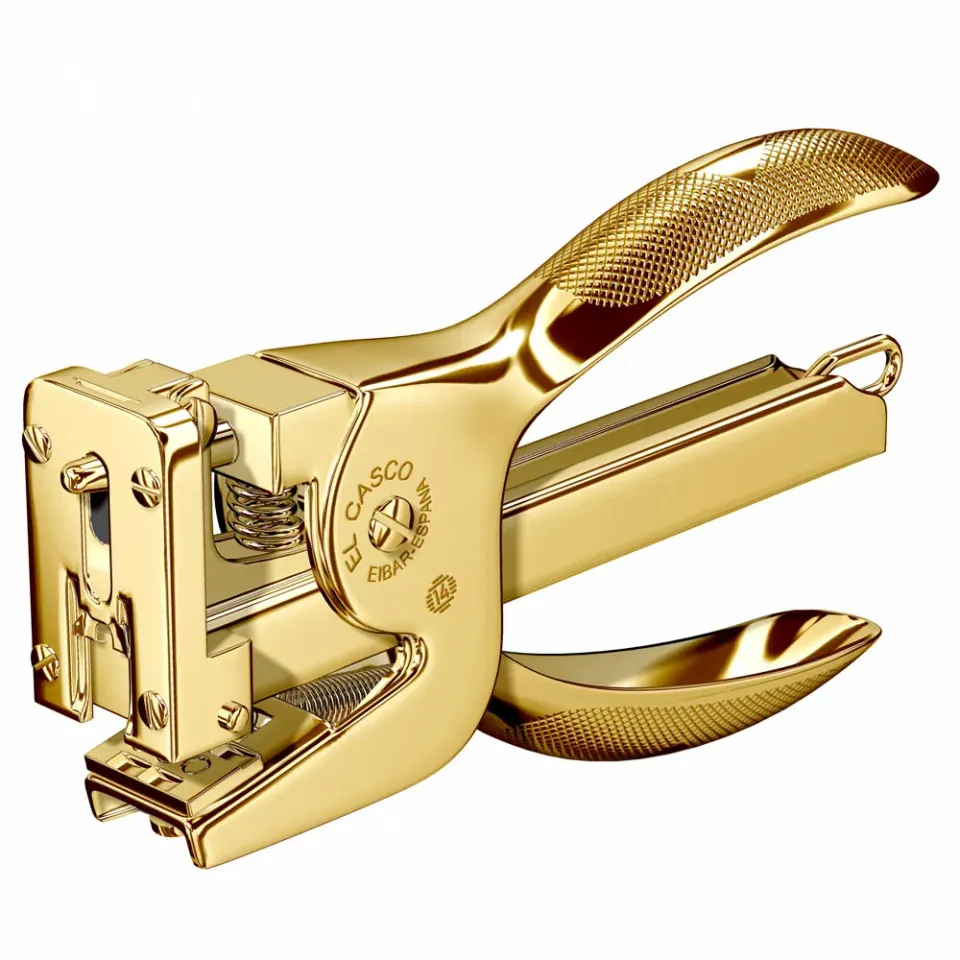 El Casco M-85 L tånghäftare 23 karat guld