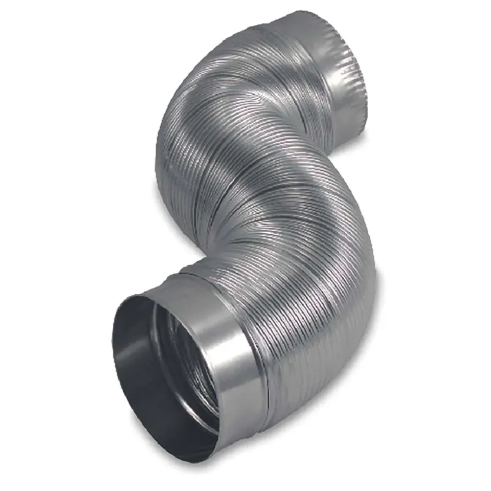 Deflecto Semi-Rigid ventilationsslang aluminium 10 cm x 1,8 m