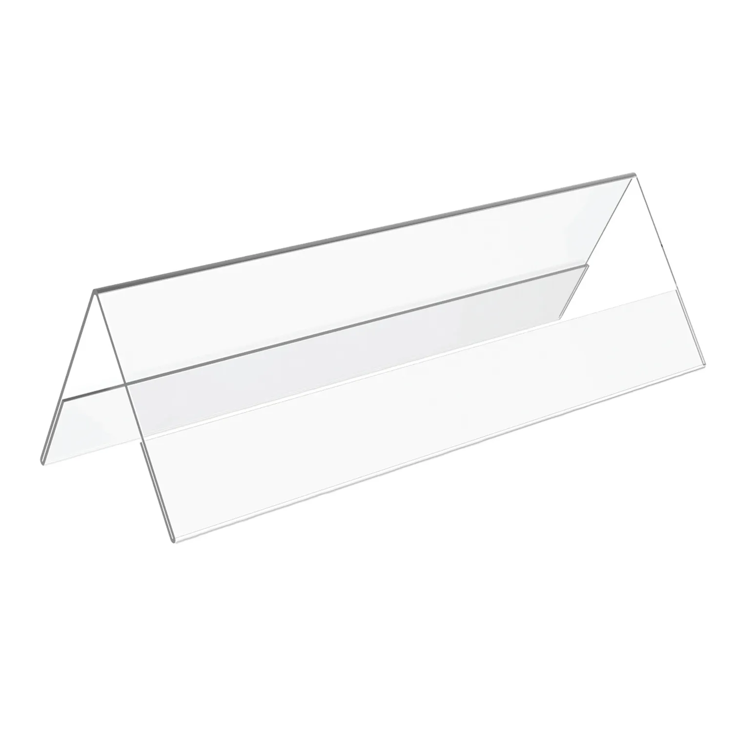 Deflecto Classic Image namnskylt 28 cm klarplast