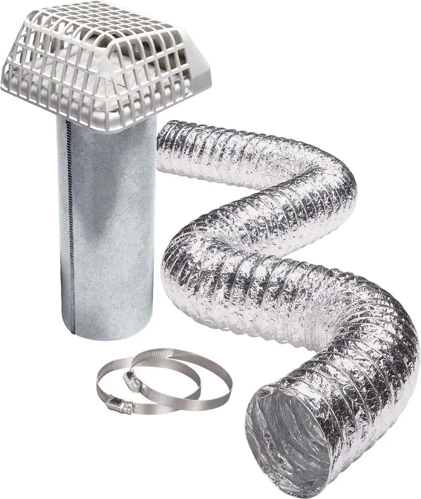 Deflecto Airtight ventilkit 10 cm fågelskydd slang