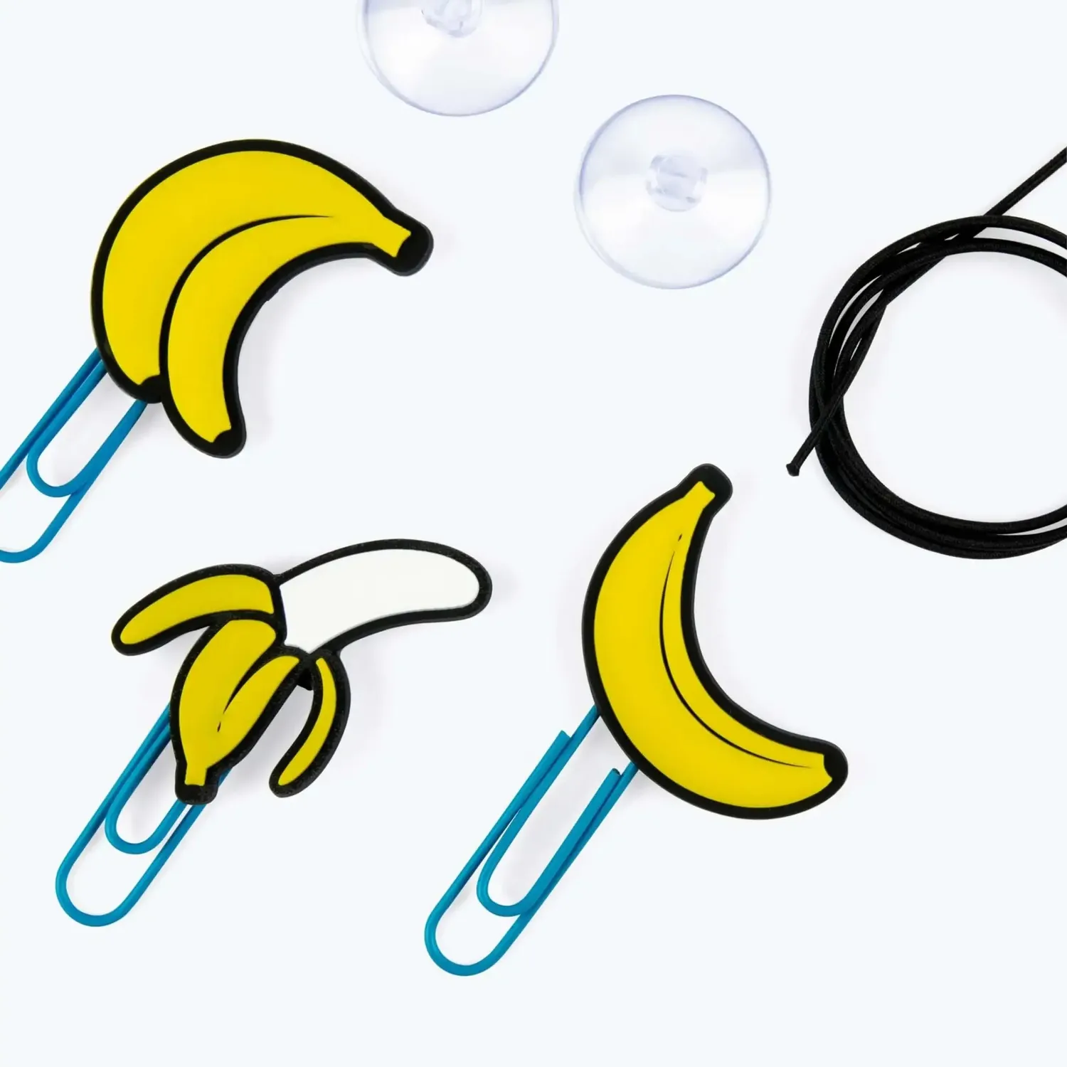 Mustard Banana Picture Hanger fotoklämma 6-pack