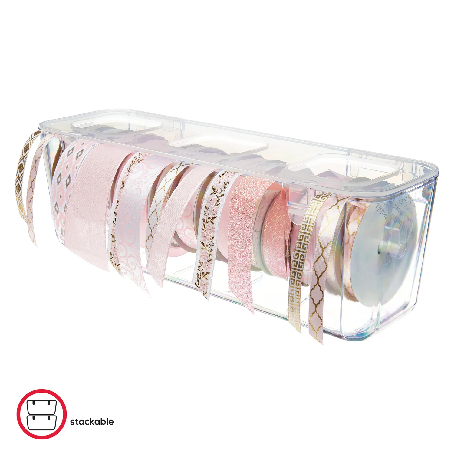 Deflecto banddispenser förvaringsbox transparent