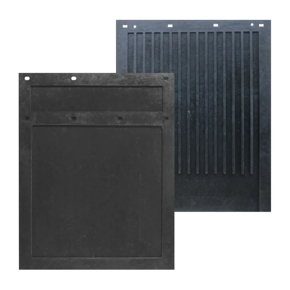Deflecto Molded Rubber Mud Flaps stänkskydd 1/2 tum