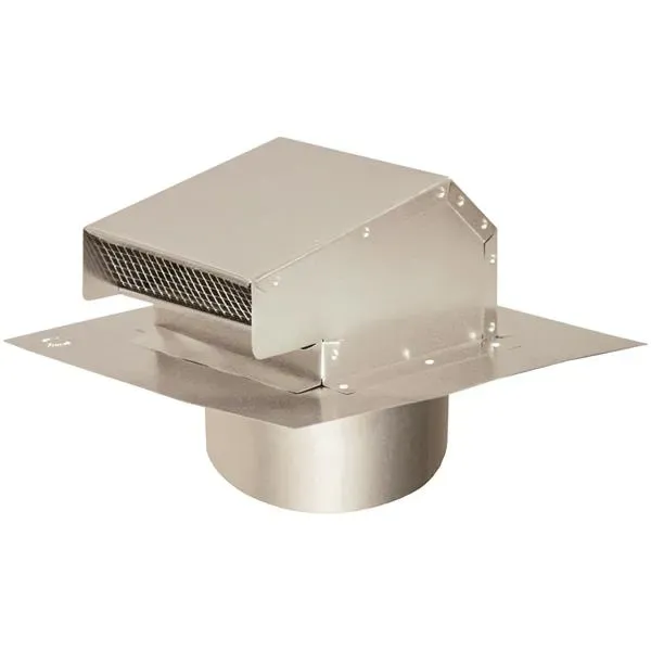Deflecto takventil aluminium 10,2 cm med rörstos