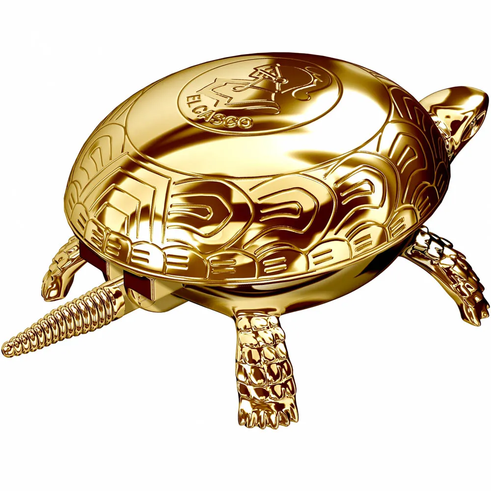 El Casco M-700 L brevpress sköldpadda guld