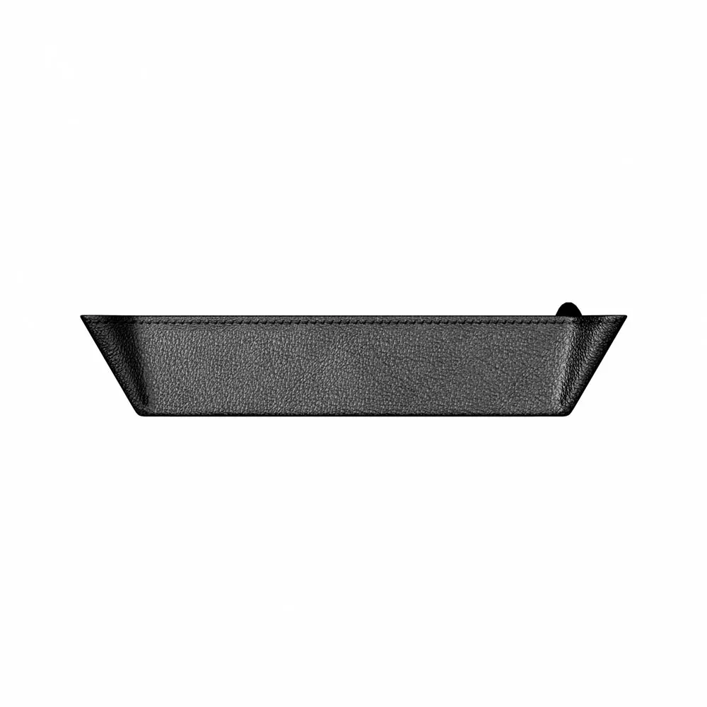 El Casco M-716 förvaringsbricka svart läder