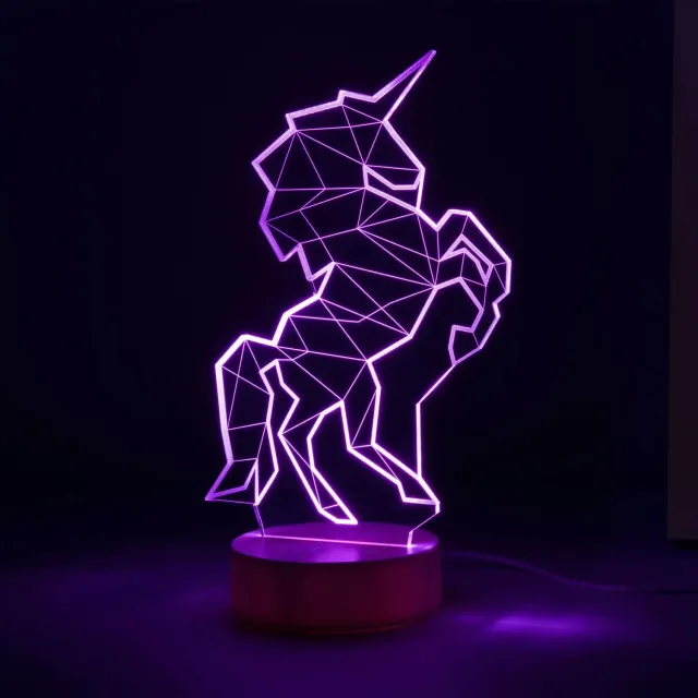 Mustard Unicorn LED-lampa enhörning USB