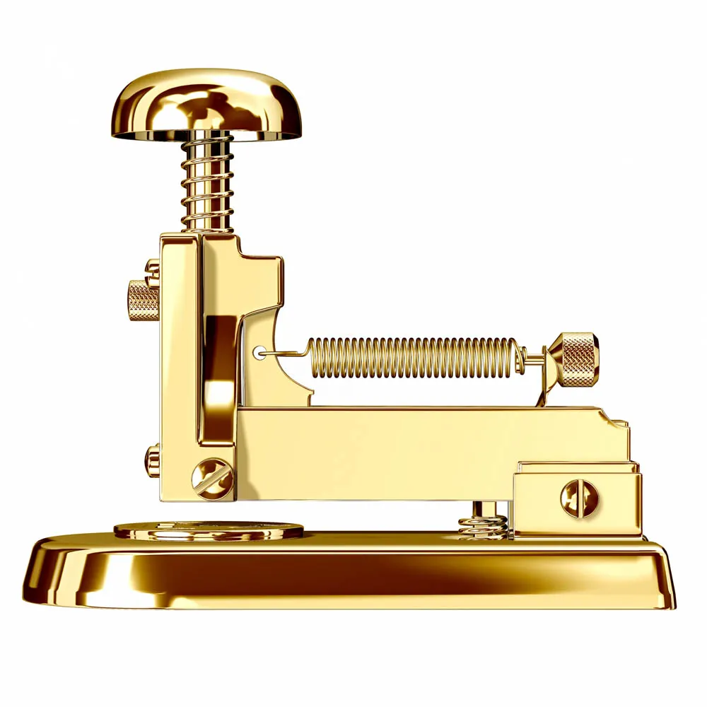 El Casco M-5 L häftapparat 23 karat guld