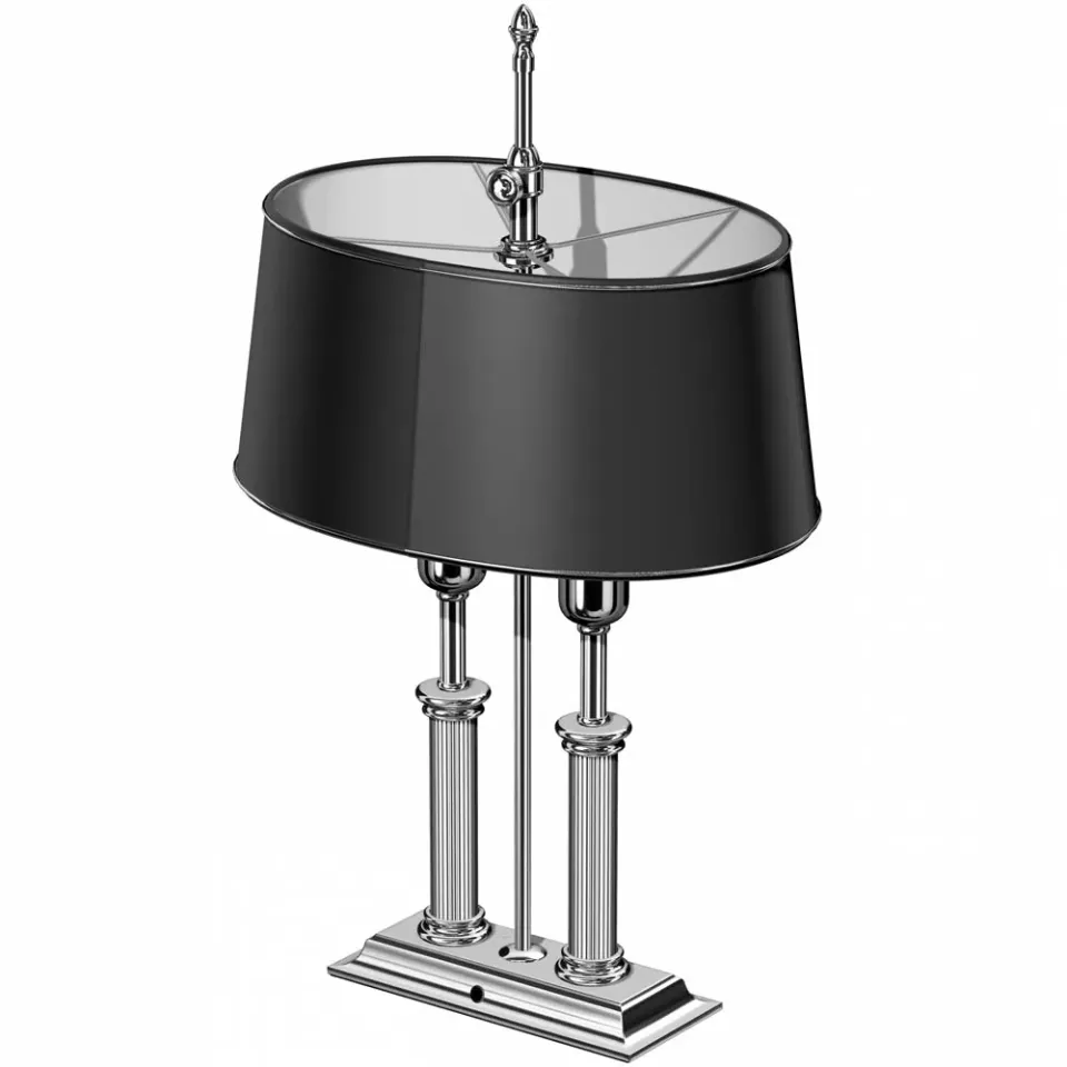 El Casco M-665 CT skrivbordslampa krom blank