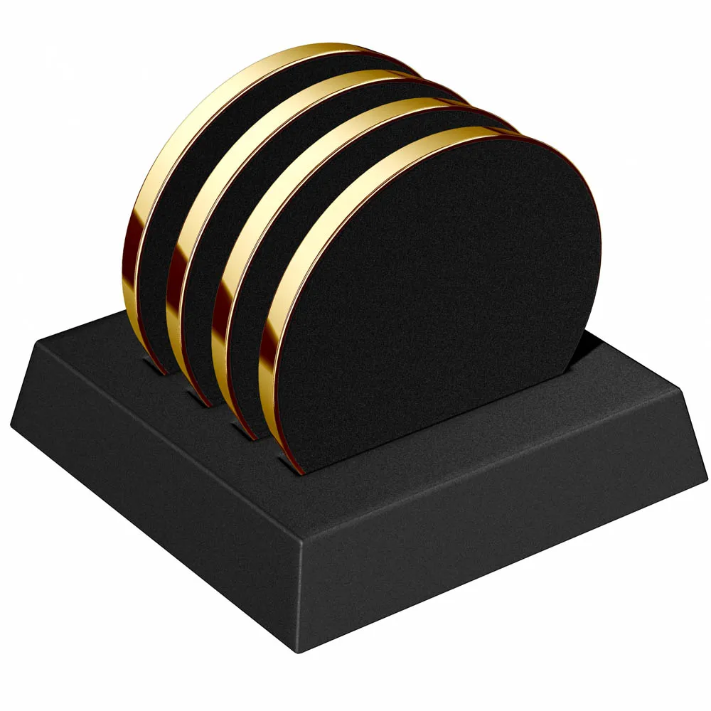 El Casco M-653 L glasunderlägg 23k guld