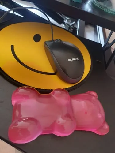Mustard Gummy Bear handledsstöd gummibjörn