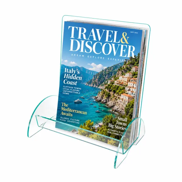 Deflecto DocuHolder broschyrställ euro transparent akryl