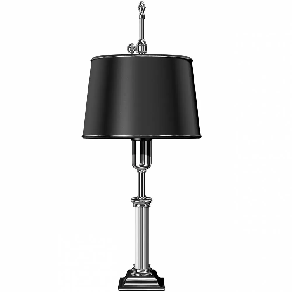 El Casco M-665 CT skrivbordslampa krom blank