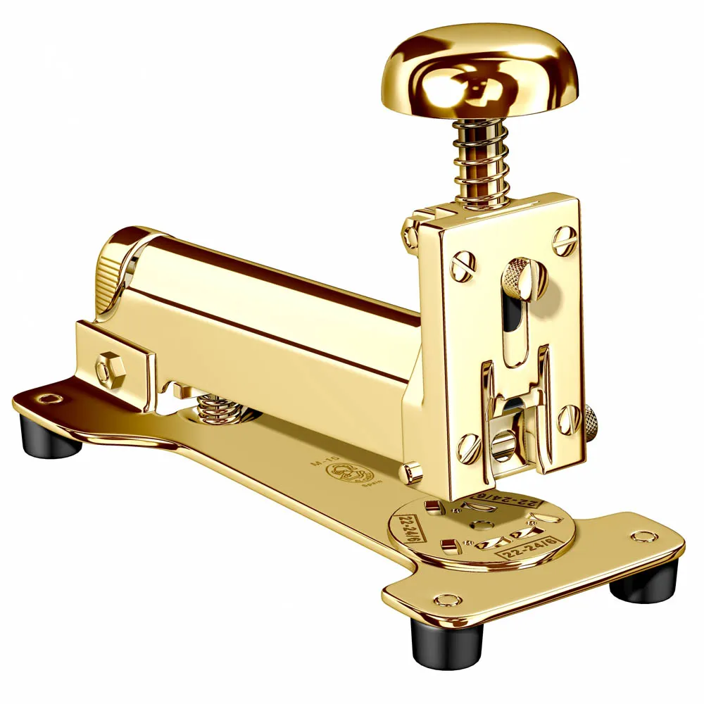 El Casco M-15 L häftapparat 23 kt guld