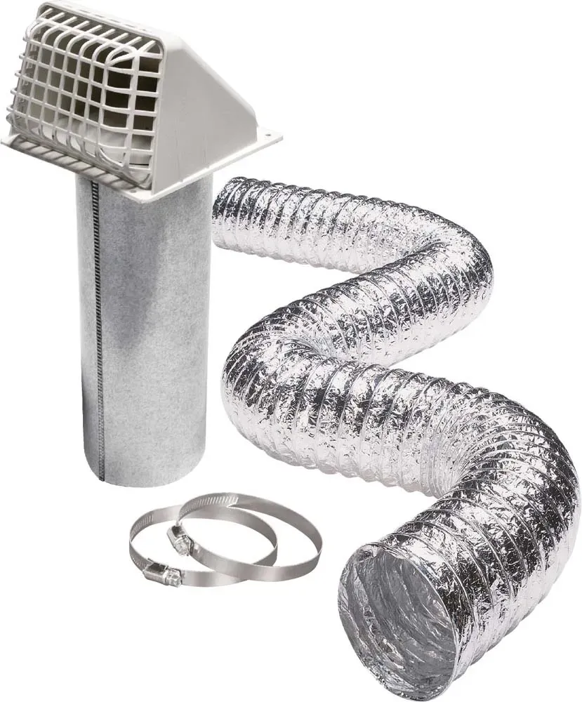Deflecto Airtight ventilationskit torktumlare 10 cm 2,4 m