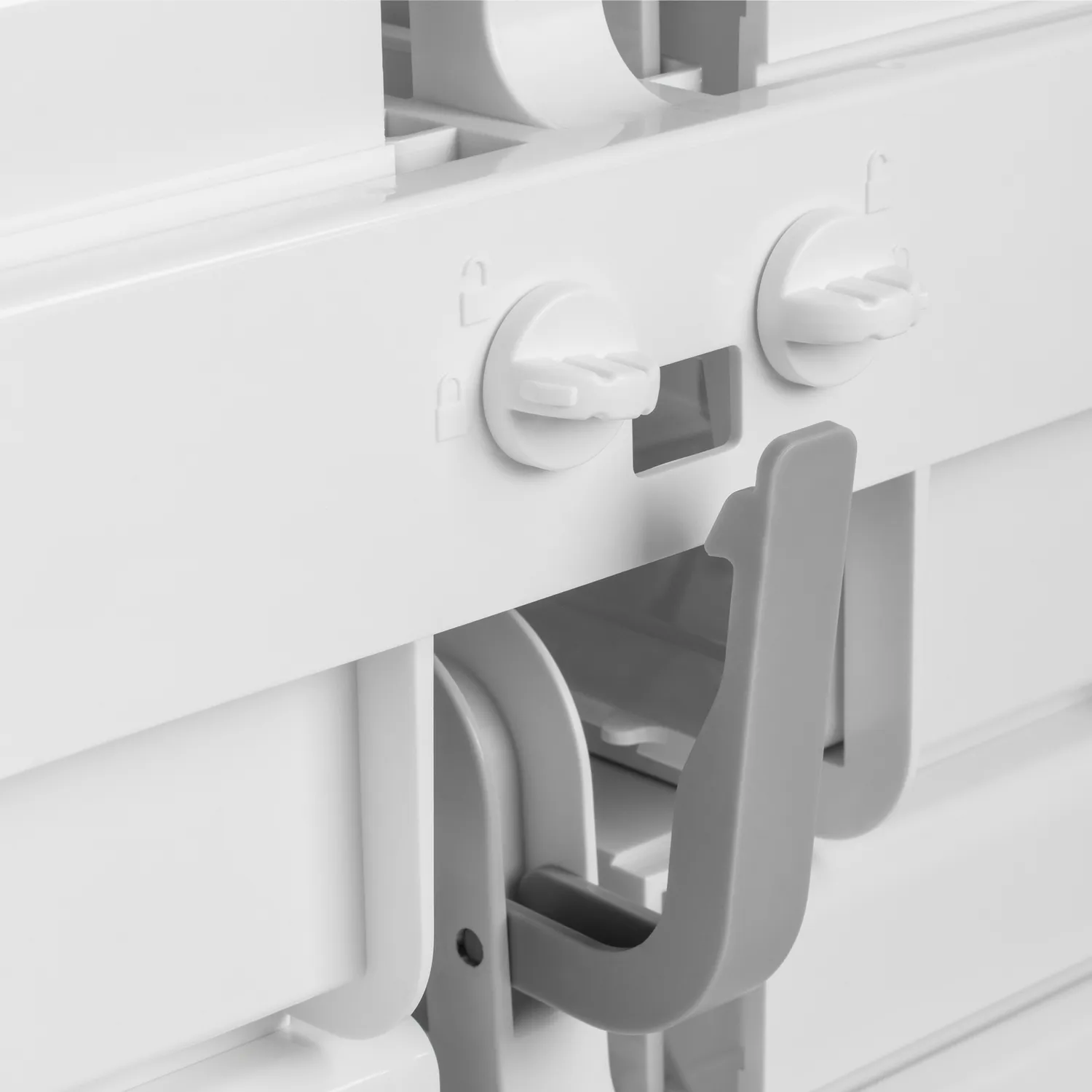 Deflecto Tilt Bin Caddy förvaringsbox lutande 2-pack 8 fack