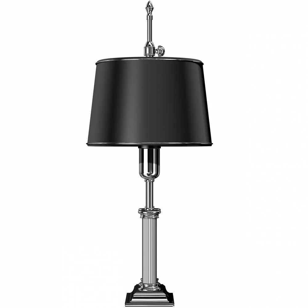 El Casco M-665 CT skrivbordslampa krom blank