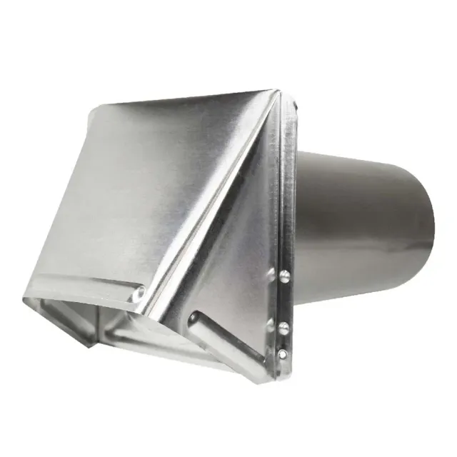 Airtight ventilationshuv aluminium 100 mm torktumlare