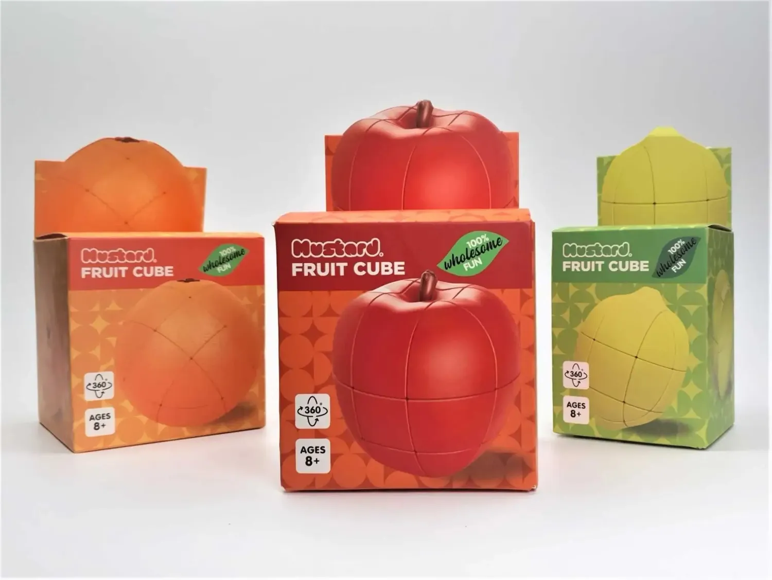 Mustard Fruit Cube kubpussel citron
