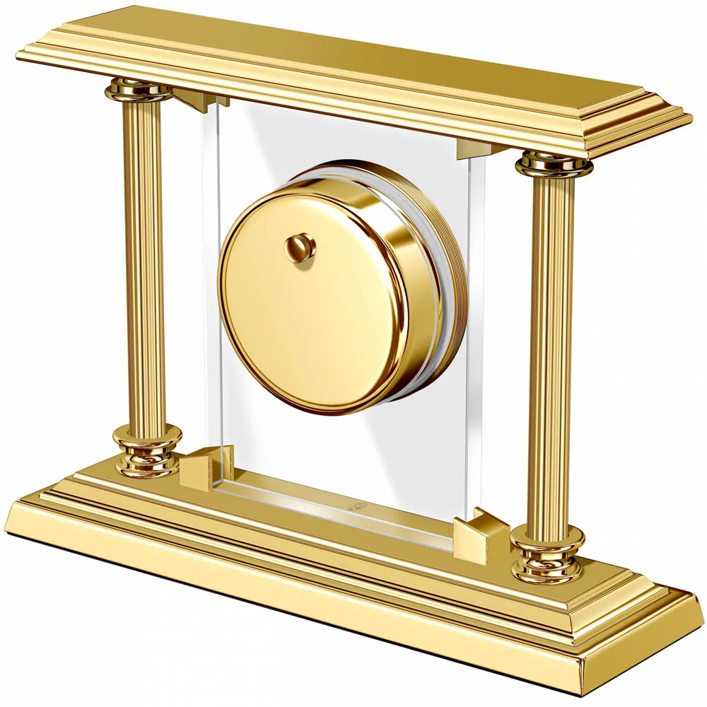 El Casco M-663 L bordsklocka 23kt guld