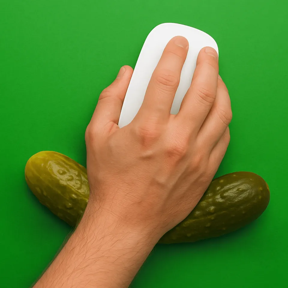 Mustard Big Dill handledsstöd gurka mjukt