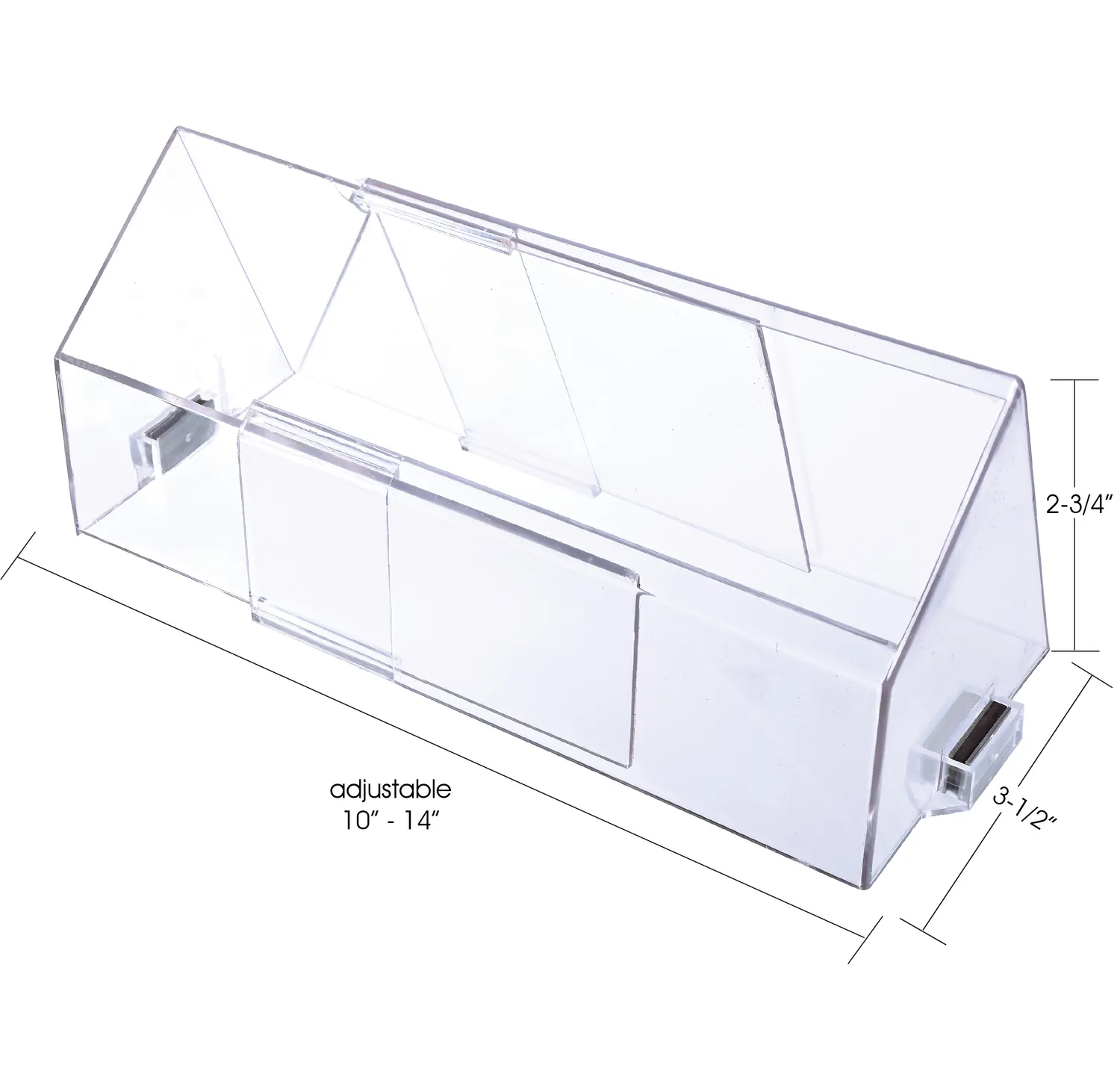 Deflecto Adjustable Floor Air Deflector luftavvisare 25-36 cm