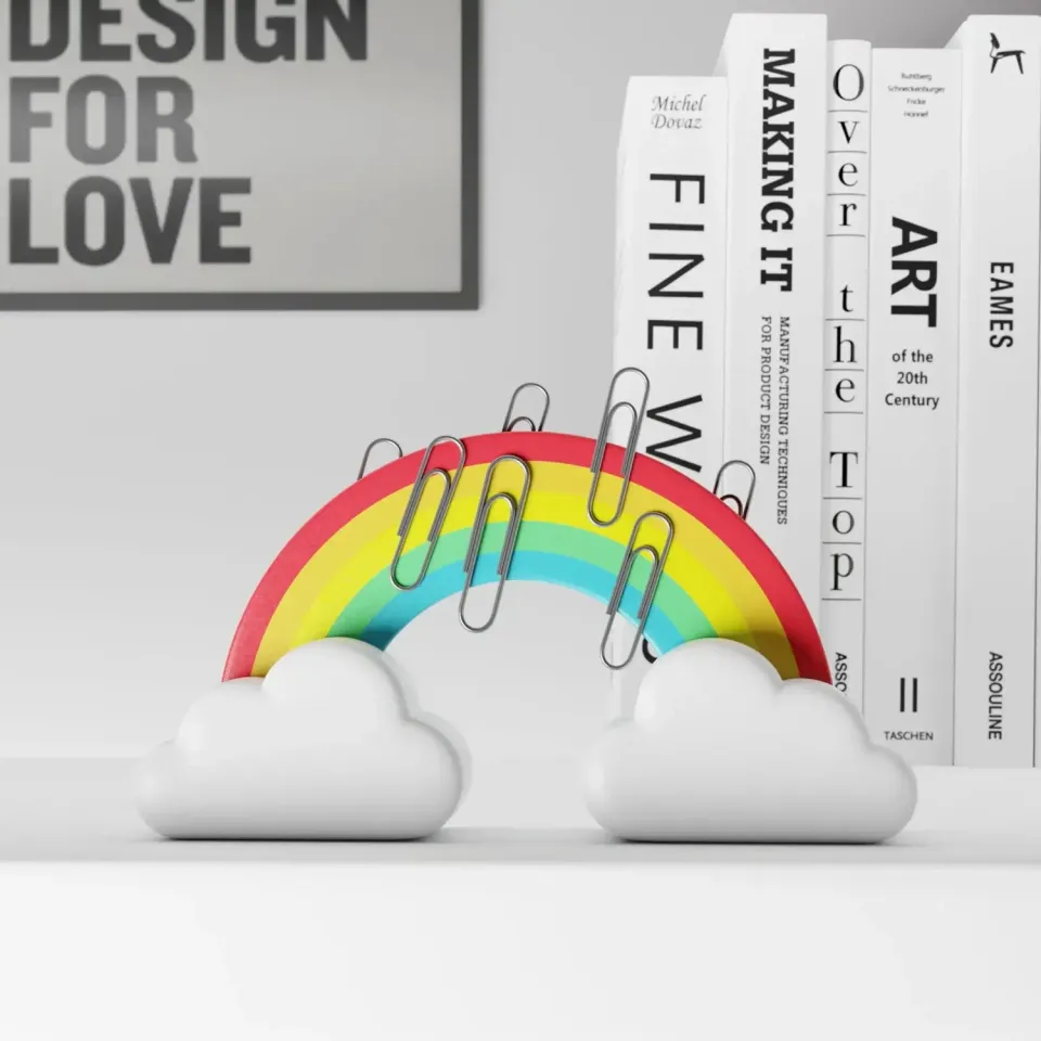 Mustard Rainbow gemhållare magnet regnbåge