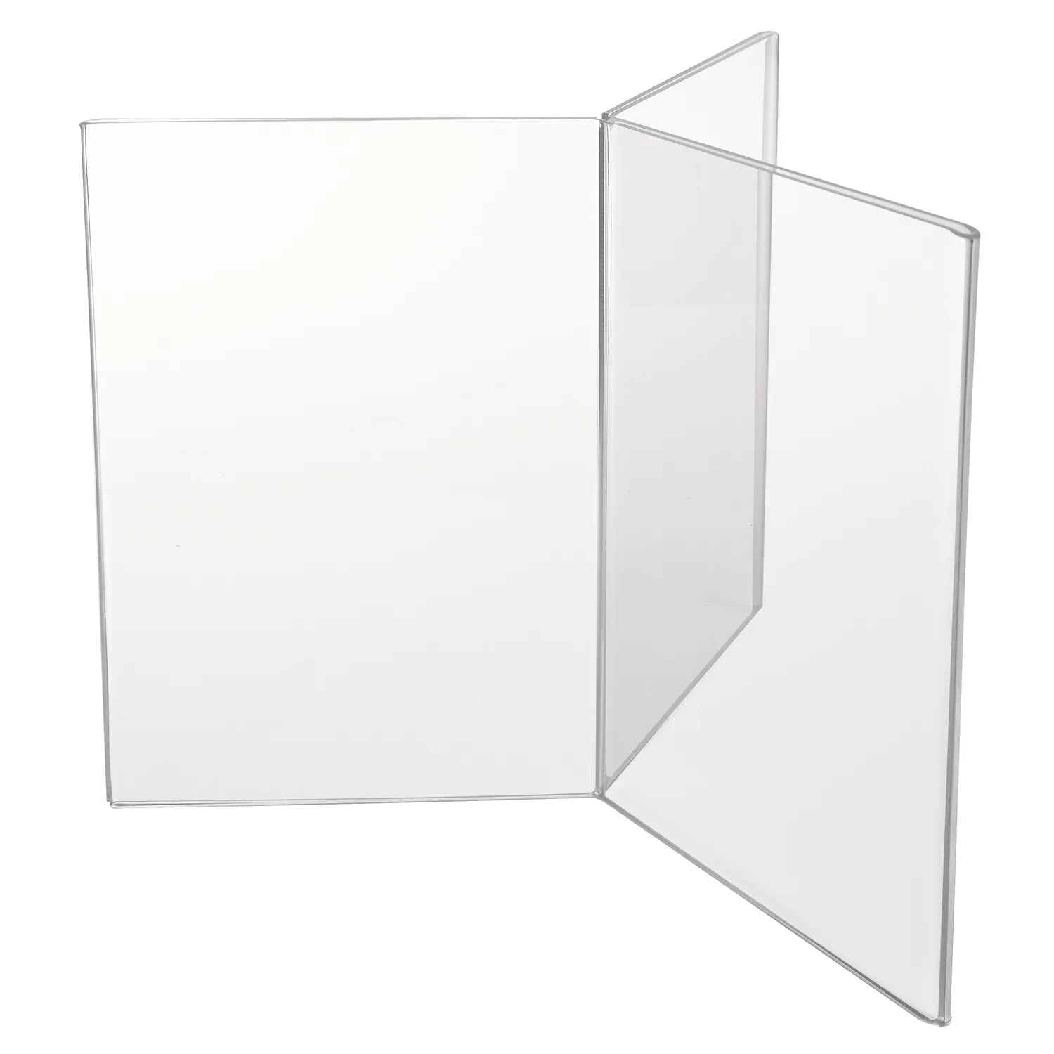 Deflecto 6-Sided Sign Menu skylthållare transparent