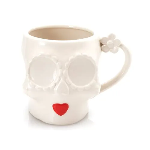 Mustard Senorita Sugar Skull mugg dödskalle