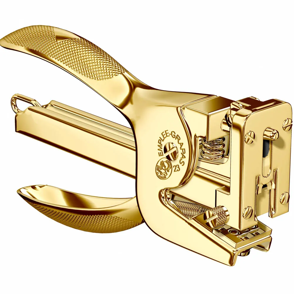 El Casco M-85 L tånghäftare 23 karat guld