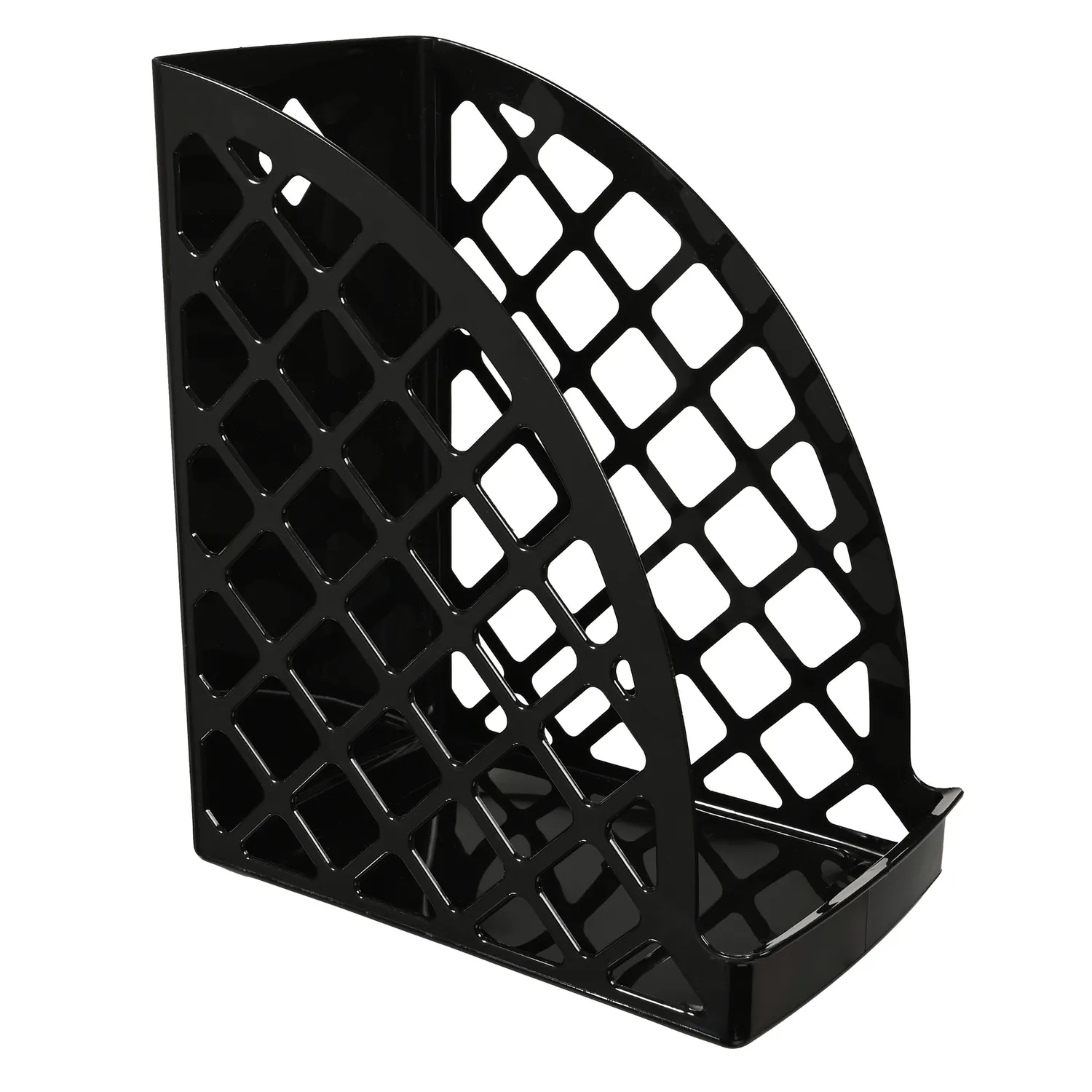 Deflecto Sustainable Office Jumbo tidskriftssamlare svart