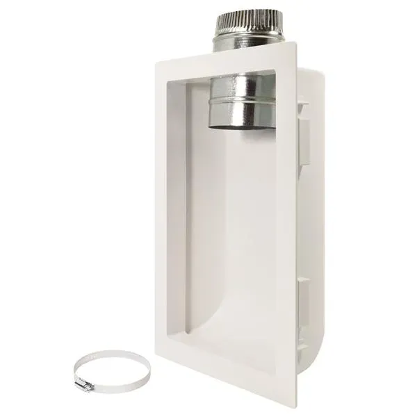 Deflecto Recessed Dryer Venting Box Kit ventilationslåda infälld