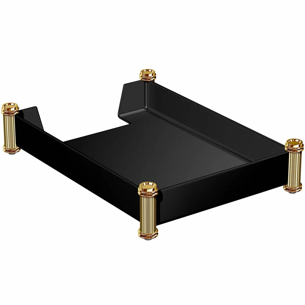 El Casco M-673 LN brevställ svart med 23 karat guld