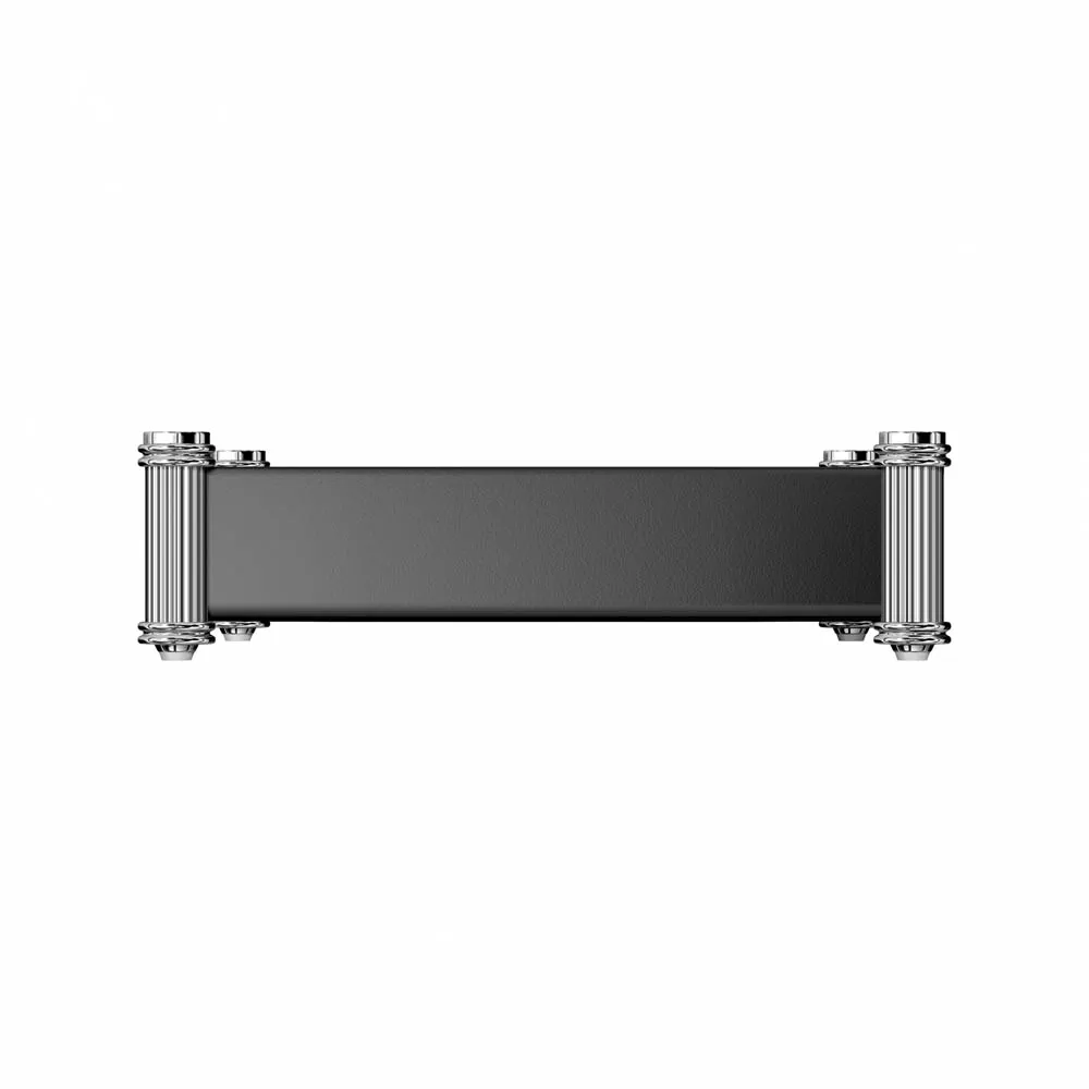 El Casco M-673 brevfat krom svart lack