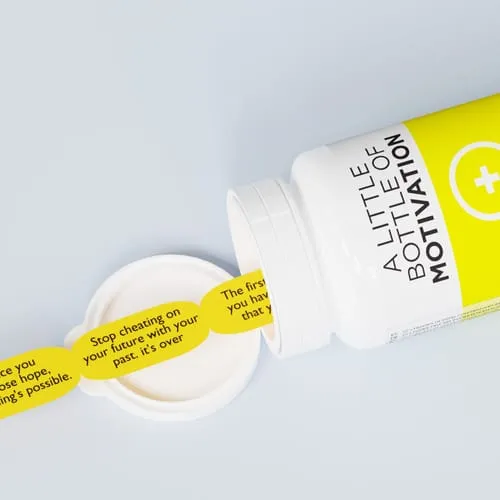 Mustard Bottle of Motivation pillerburk citat