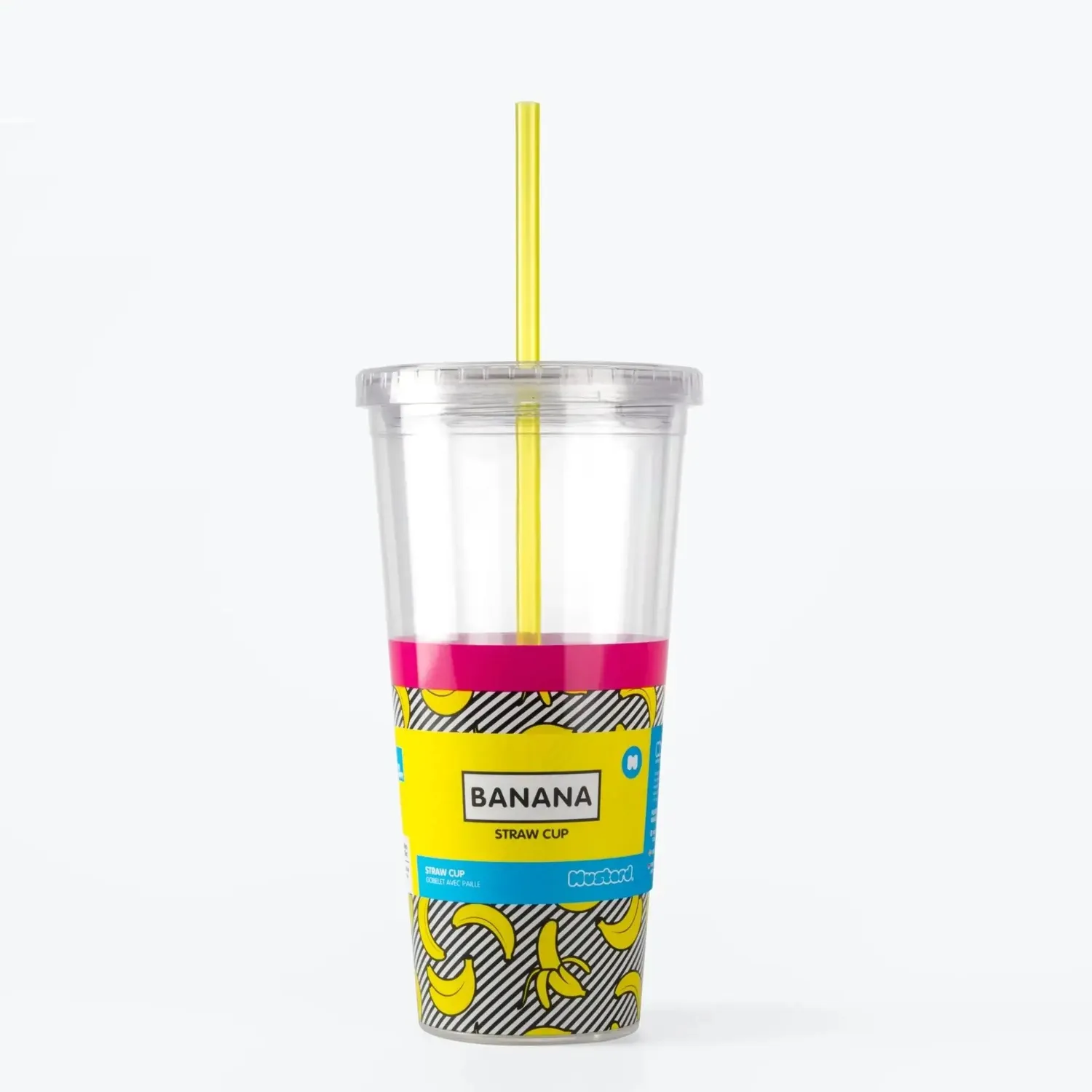 Mustard Banana Straw Cup sugrörsmugg banan