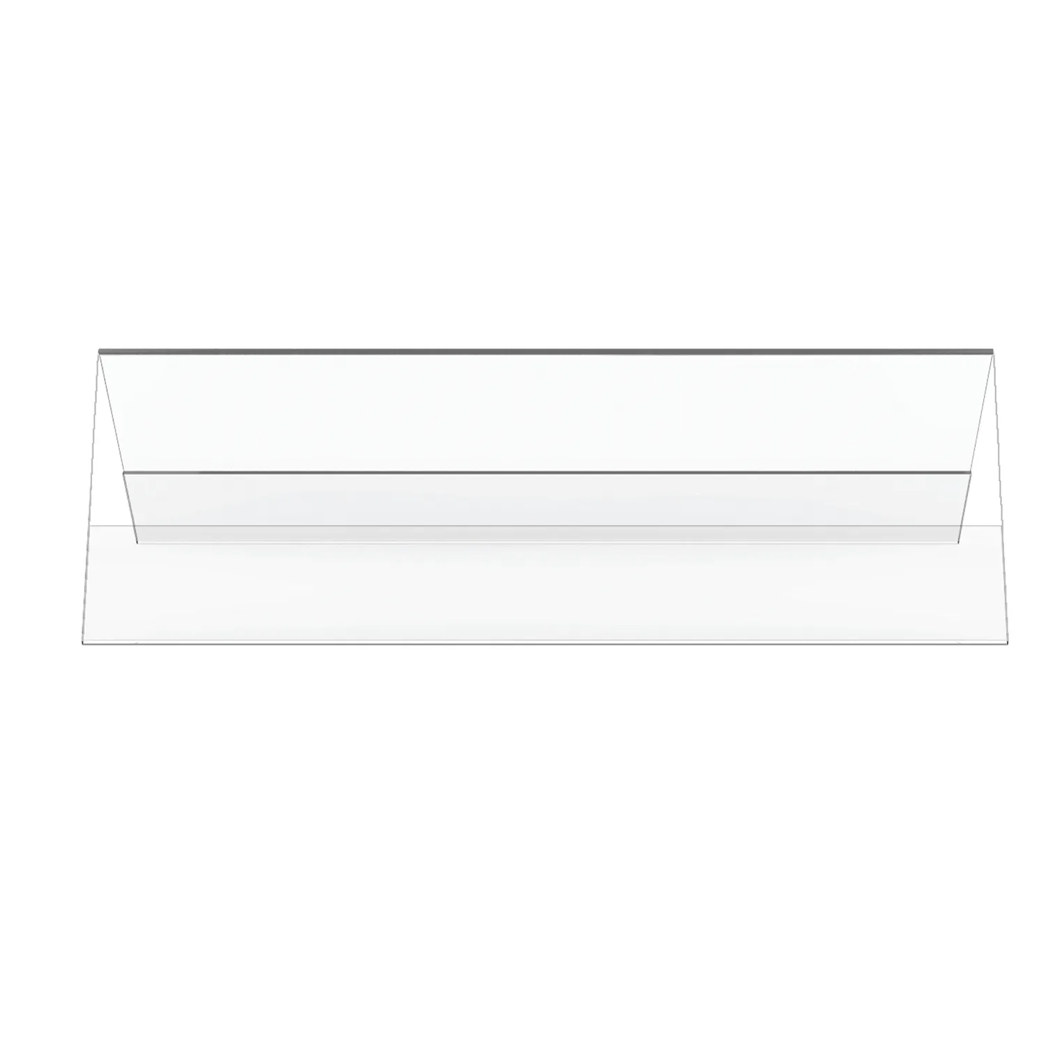 Deflecto Classic Image namnskylt 28 cm klarplast