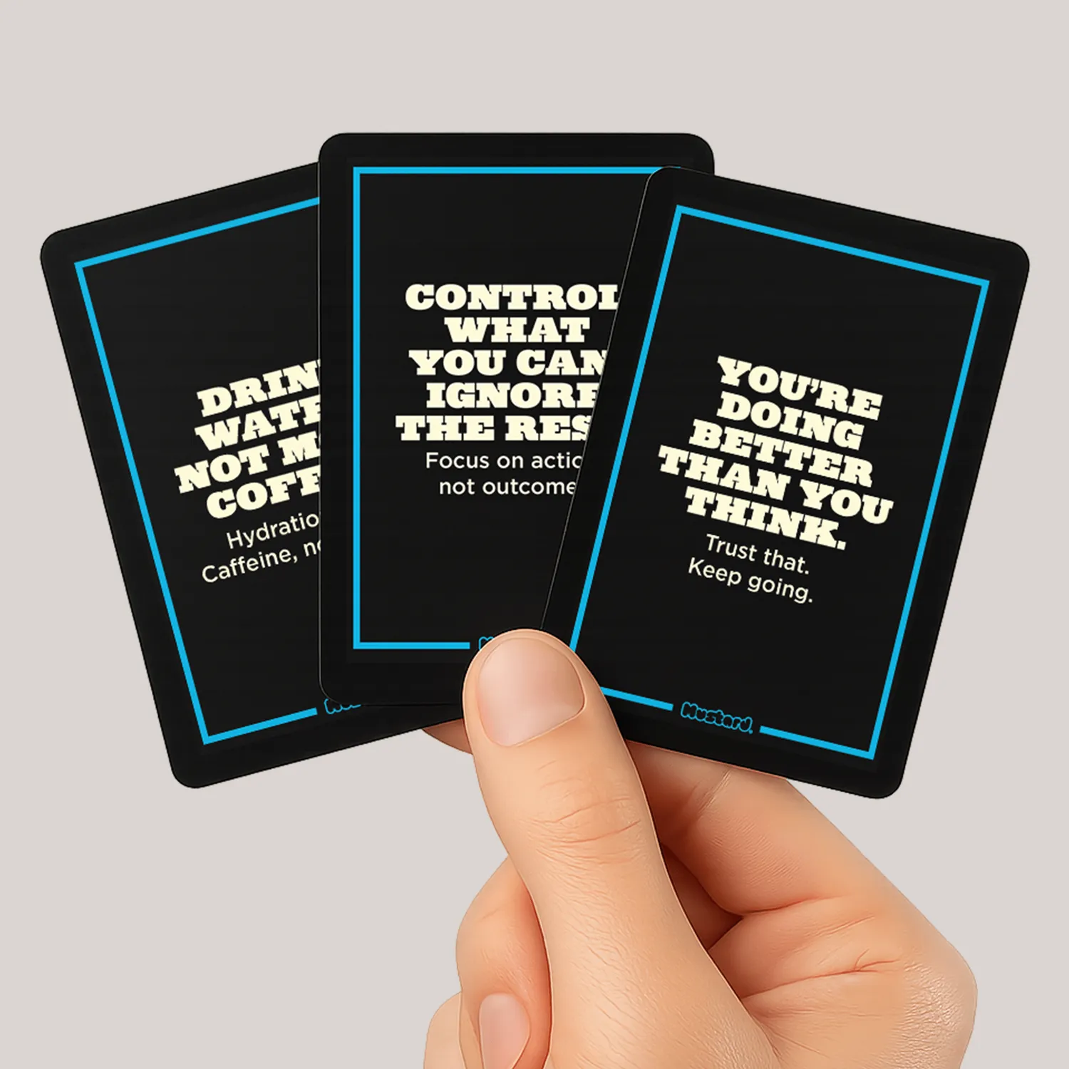 Mustard A Guide To Not Losing Your Sh*t kortlek 52 kort