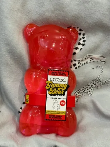 Mustard Gummy Bear handledsstöd björn