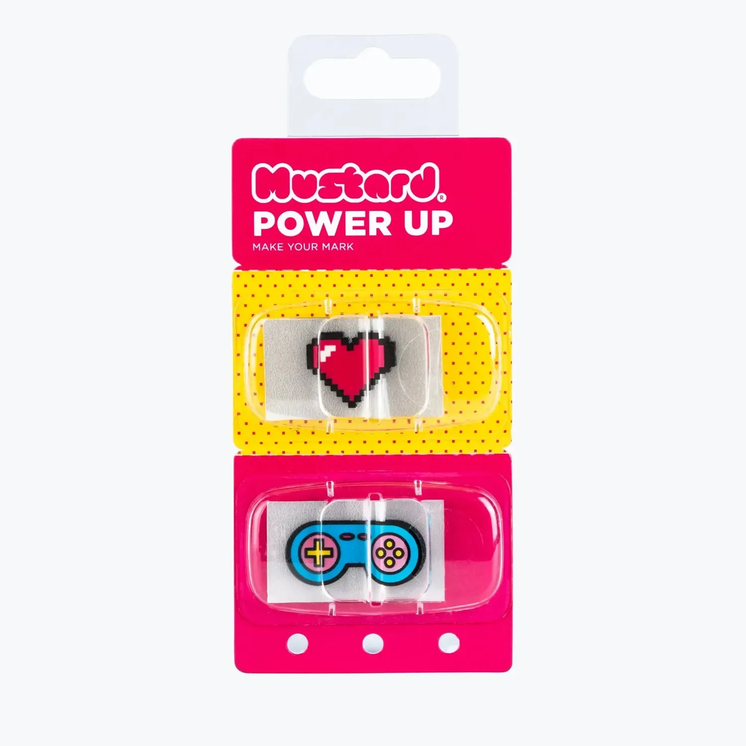 Mustard Power Up sidmarkörer gaming 100-pack