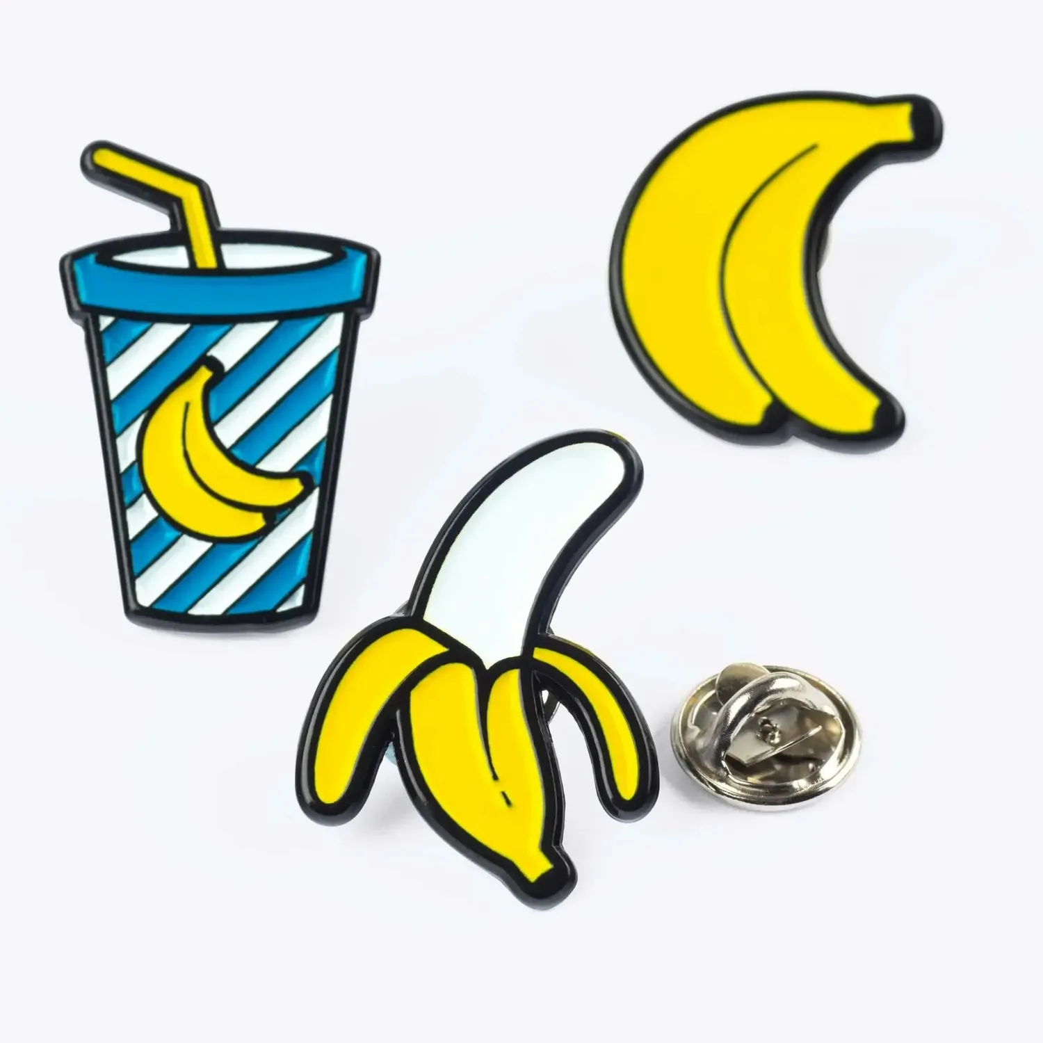 Mustard Banana emaljpin banan present