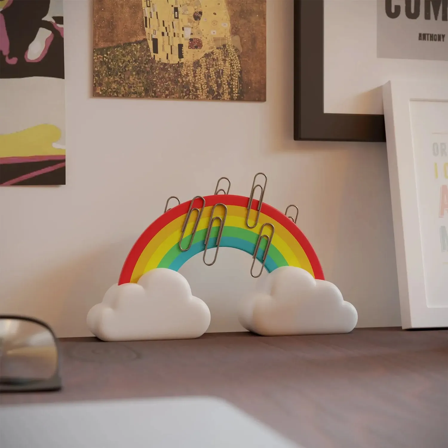 Mustard Rainbow gemhållare magnet regnbåge