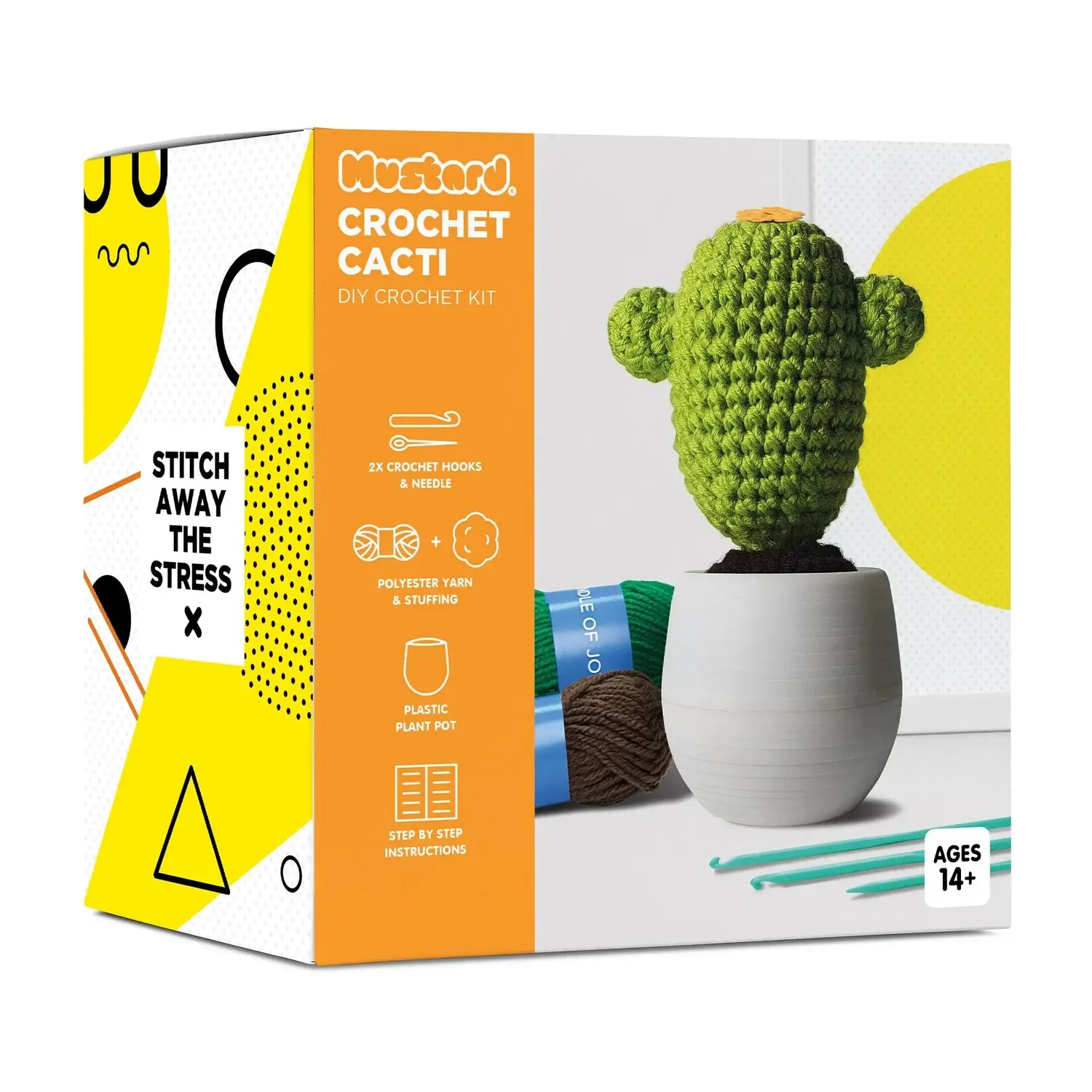 Mustard Discover Cactus Classic virkset kaktus
