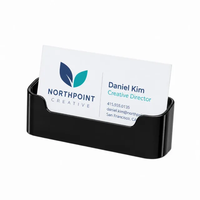 Deflecto Sustainable Office Business Card Holder visitkortshållare återvunnen
