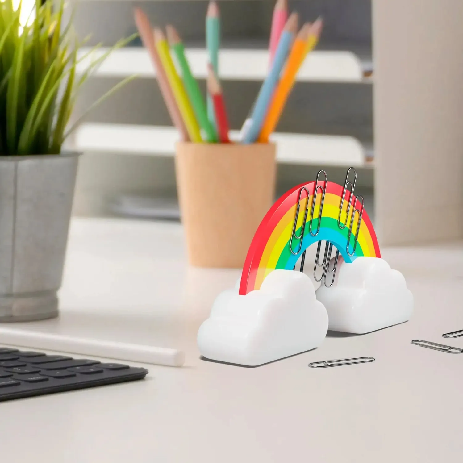 Mustard Rainbow gemhållare magnet regnbåge