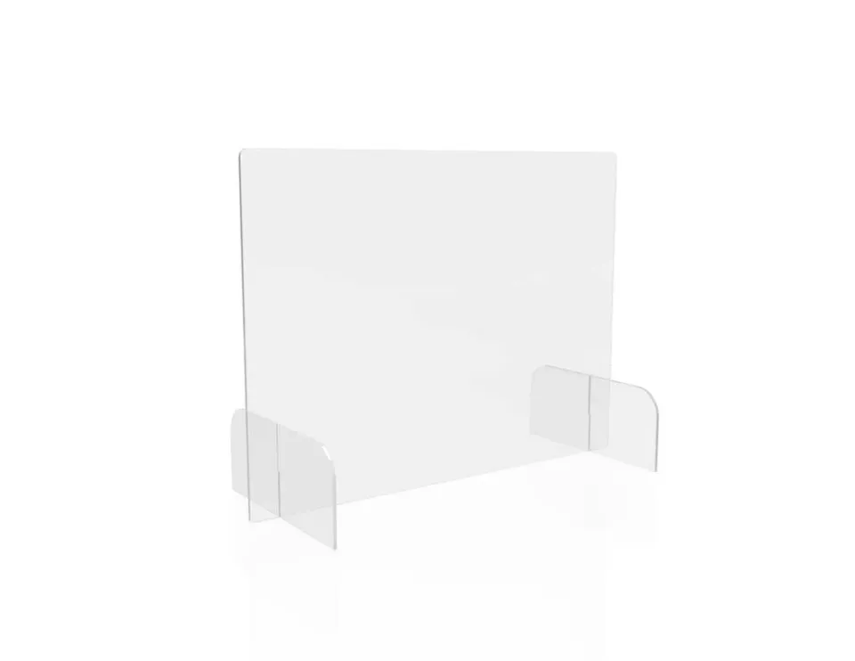 Deflecto Countertop Safety Barrier Full Shield skyddsskärm med fötter